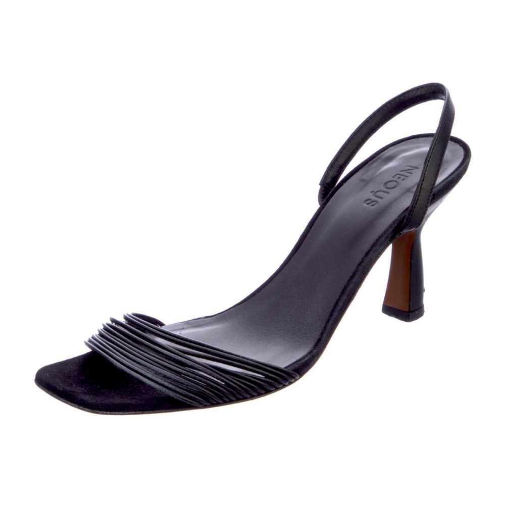 NEOUS leather slingback sandals